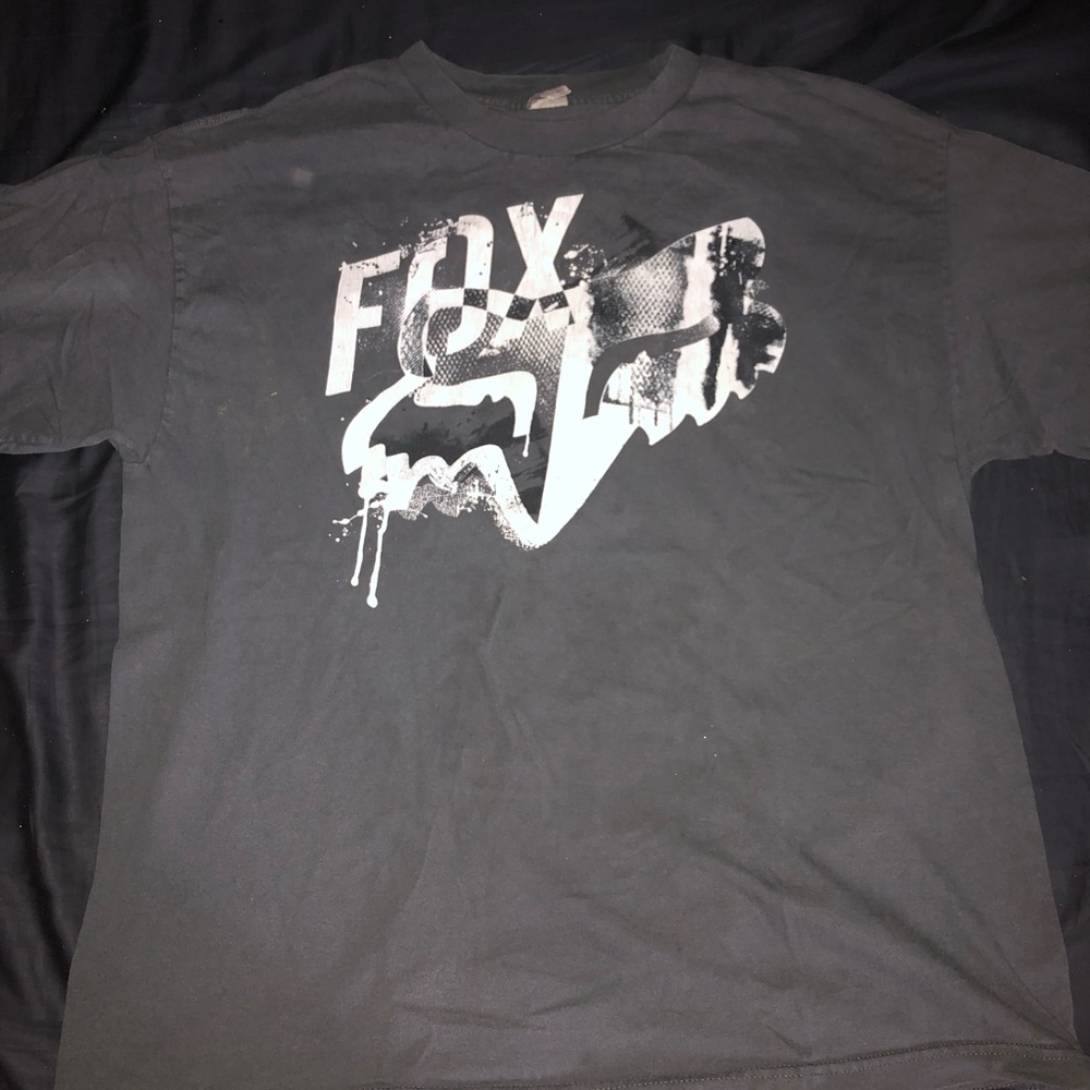 Fox shirt and cut off sweatshirt